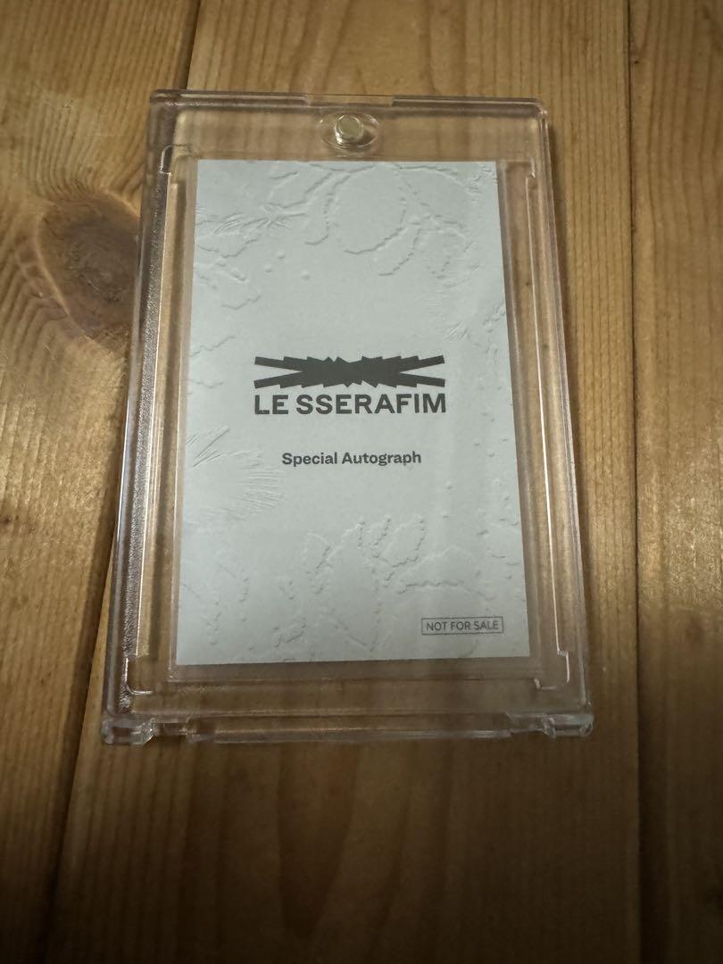 LE SSERAFIM 3rd EASY Chaewon Special Autographed Photo Card