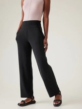 Athleta S SMALL Seasoft Pant Black SO SOFT Elastic Waist original version NWT