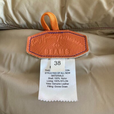 StudiesROCKY MOUNTAIN BEAMS サイズ38 Rocky Mountain x Beams Down Vest – Size 38 (M), Red xCamel