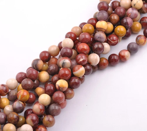 Wholesale Lot Natural Gemstone Round Spacer Loose Beads 4MM 6MM 8MM 10MM 12MM - Picture 90 of 104