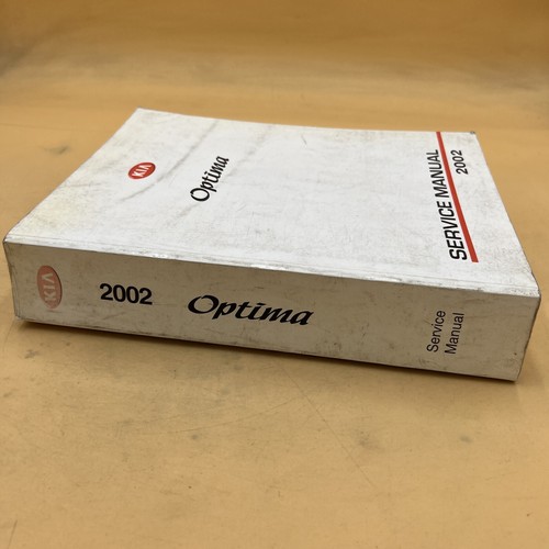 2002 KIA Optima Service Repair Workshop Manual, Factory OEM, Printed 2001 - Picture 2 of 12