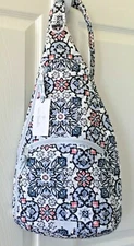 Vera Bradley ~  "Lisbon Medallion" ~ Essential Sling Backpack ~ NWT