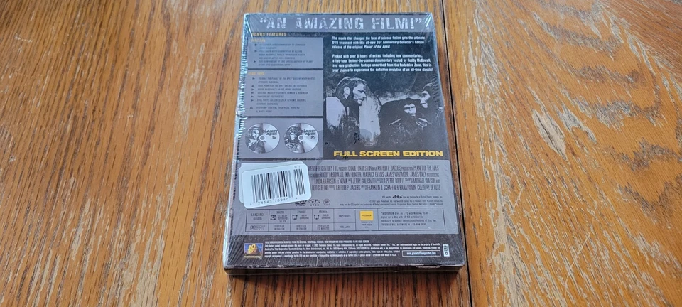 Planet of The Apes 35th Anniversary Full Screen Edition DVD 2003 NEW SEALED - Image 2 of 2