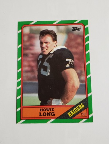 1986 TOPPS NFL Trading Card HOWIE LONG LOS ANGELES RAIDERS #67 - Picture 3 of 4
