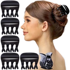 RC ROCHE ORNAMENT 6 Pcs Womens Plastic Jaw Claw Comb Clamp No Slip Grip Claws...