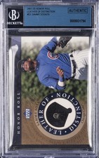 2003 UD HONOR ROLL LEATHER OF DISTINCTION #LD-SS SAMMY SOSA BGS AUTHENTIC