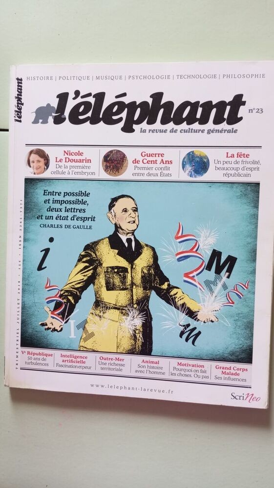 The Elephant - General Culture Review No. 23 - June 2018 | Good Condition