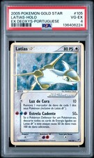 2005 POKEMON EX DEOXYS PORTUGUESE-GOLD STAR #105 LATIAS-HOLO PSA 4 on eBay