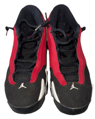 Nike Air Jordan 14 Retro Gym Red Toro Men's Size 7y 487524-006