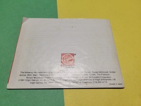 M.C. Kids McDonalds MC M C Nintendo NES Instruction Manual Only