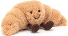 Jellycat Amuseables Croissant Stuffed Toy, Small 8.5 inches