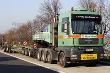 LKW Foto MAN TGA Schwerlasttransporter Deutschland grün Max Wild Profis #m4dv