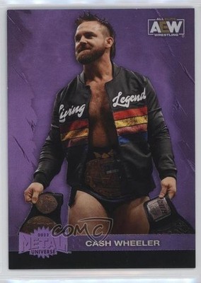 2022 Skybox Metal Universe AEW All Elite Wrestling 154/199 Cash Wheeler #82 02l5