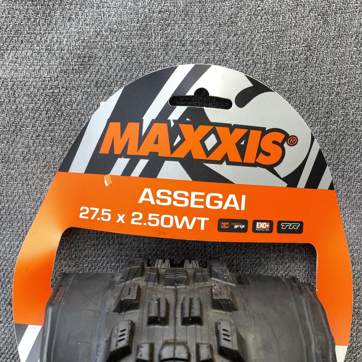Maxxis Assegai Tire 27.5x2.50WT 650B 3C Maxx Grip EXO+ TR Tubeless