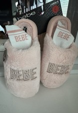 BEBE Pink Slippers