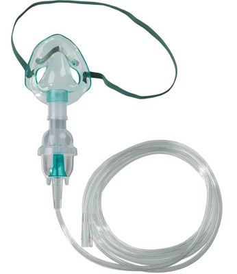Disposable Mask 7' Tube Home Oxygen Therapy Kit (Tube- Blue cup- Mask )