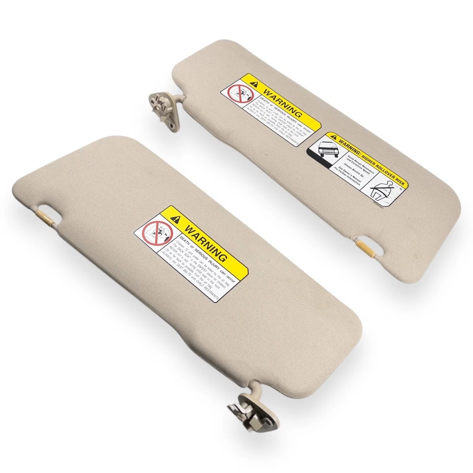 Juego de parasol lado conductor pasajero Mitsubishi Outlander 2003-2006 par bronceado Foto 4 de 4