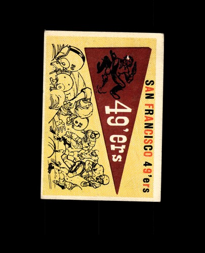San Francisco 49ers [Pennant Card] #111 1959 Topps card