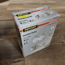 New Defiant Brandywine Stainless Steel  Double Cylinder Deadbolt 1008 974 319