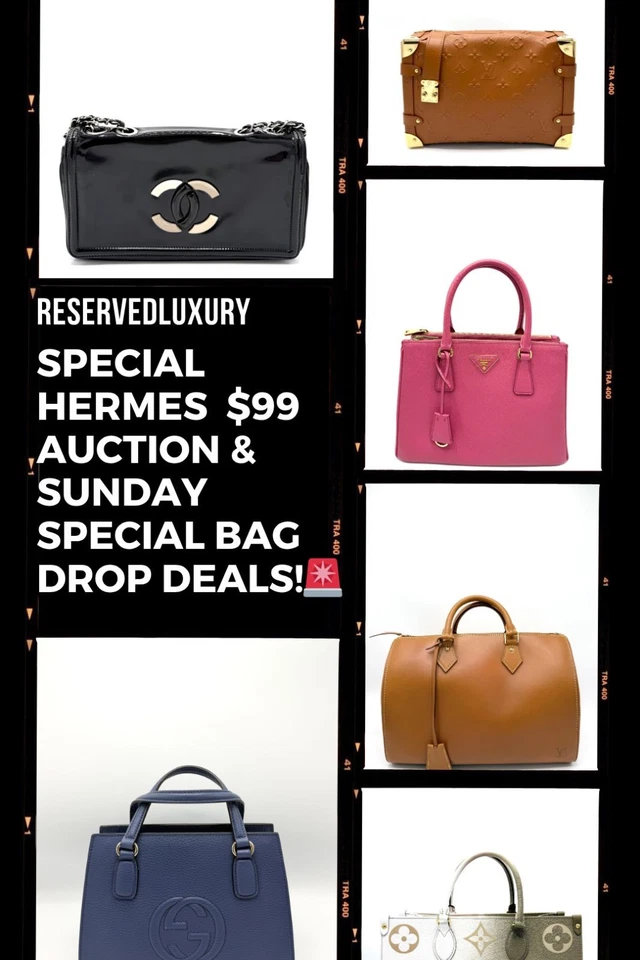 🚨99 START LUXURY AUCTIONS & BEST SUNDAY BAG DEALS!🚨