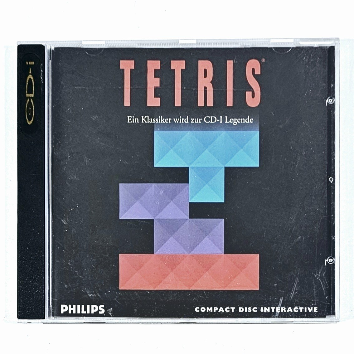 ©1992 Philips CD-i Puzzle Game TETRIS German CIB Puzzle Relaxation Relax Resp...