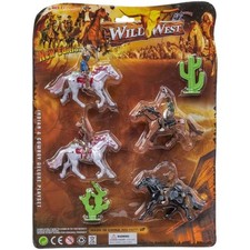 JTI Cowboys with Horses Toy Playset