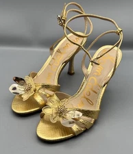 Sam Edelman Women's Joanna Flower-Trim Dress Sandals 