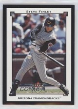 2002 Fleer Premium Steve Finley #57 1w7