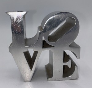 Robert Indiana Love Paperweight | eBay