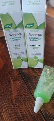 DISCONTINUED -Aveeno Positively Radiant MaxGlow Infusion Drops Daily Use  0.17oz