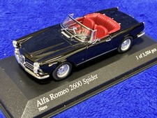 Immediately Minichamps Pma 1/43 Alfa Romeo 2600 Spider 1964 Black/Usedon Display
