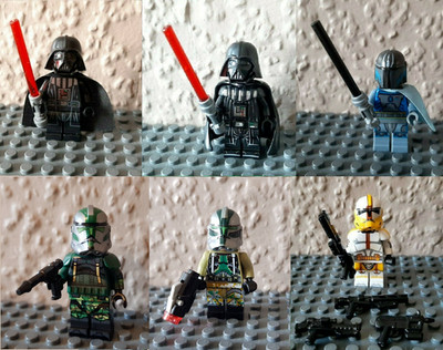 Lego Star Wars Commander Gree Darth Vader Commander Bly  Vizsla Mandaloriana #
