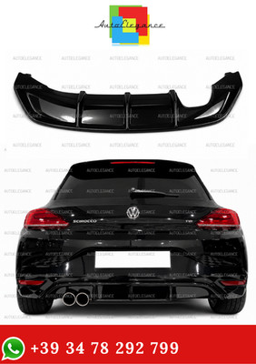 VW Scirocco 2015-2017 Diffusor Unten Stoßstange Hinten Look R Rline 2