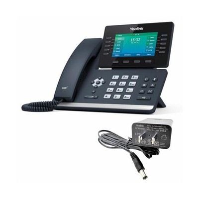 Yealink T54W IP Phone - Power Adapters Included