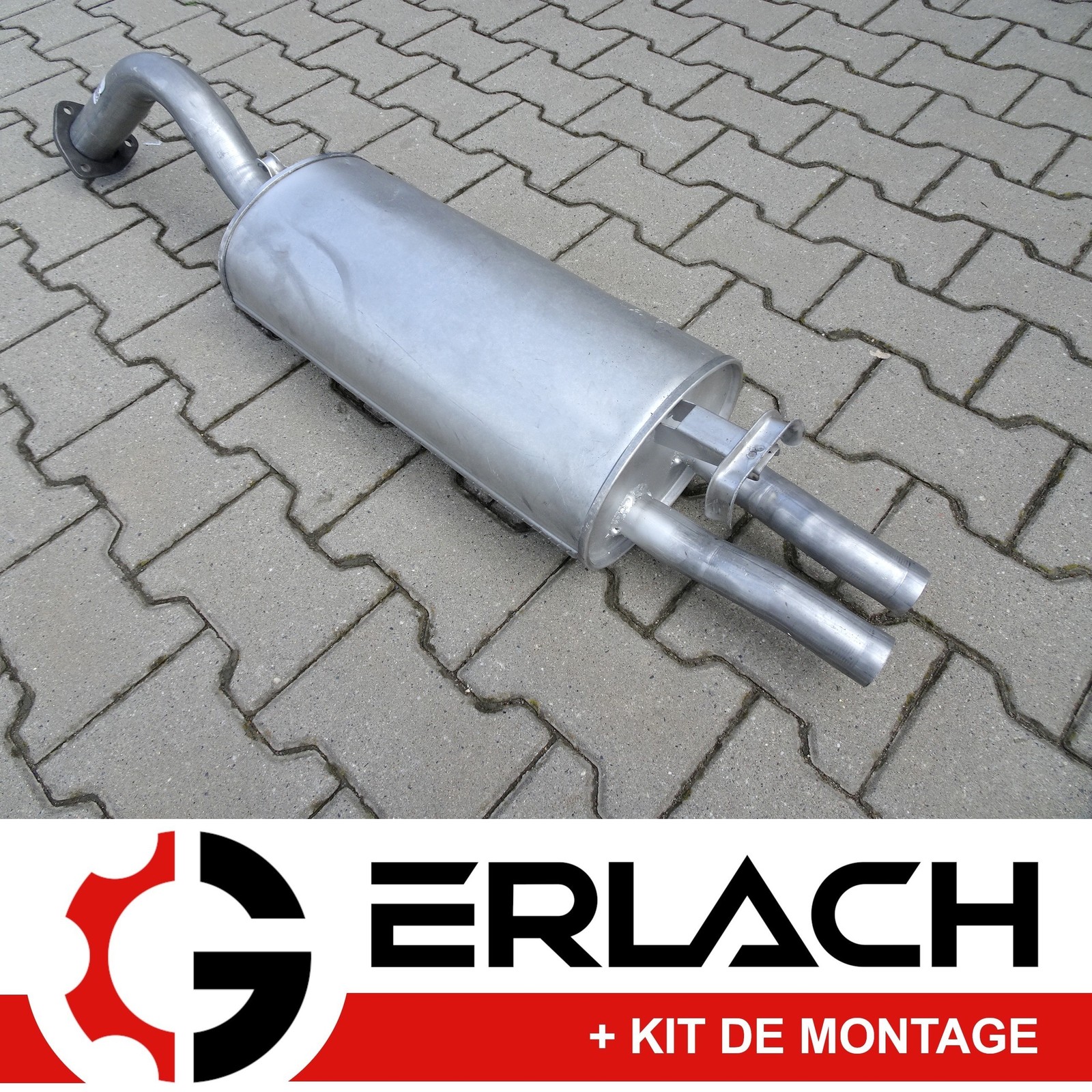 Silencieux arriere pour Audi 100 A6 2.0 2.4 D pot echappement auto 496