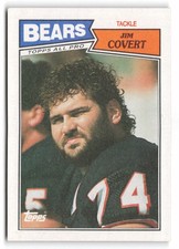 1987 Topps #51 Jim Covert Chicago Bears