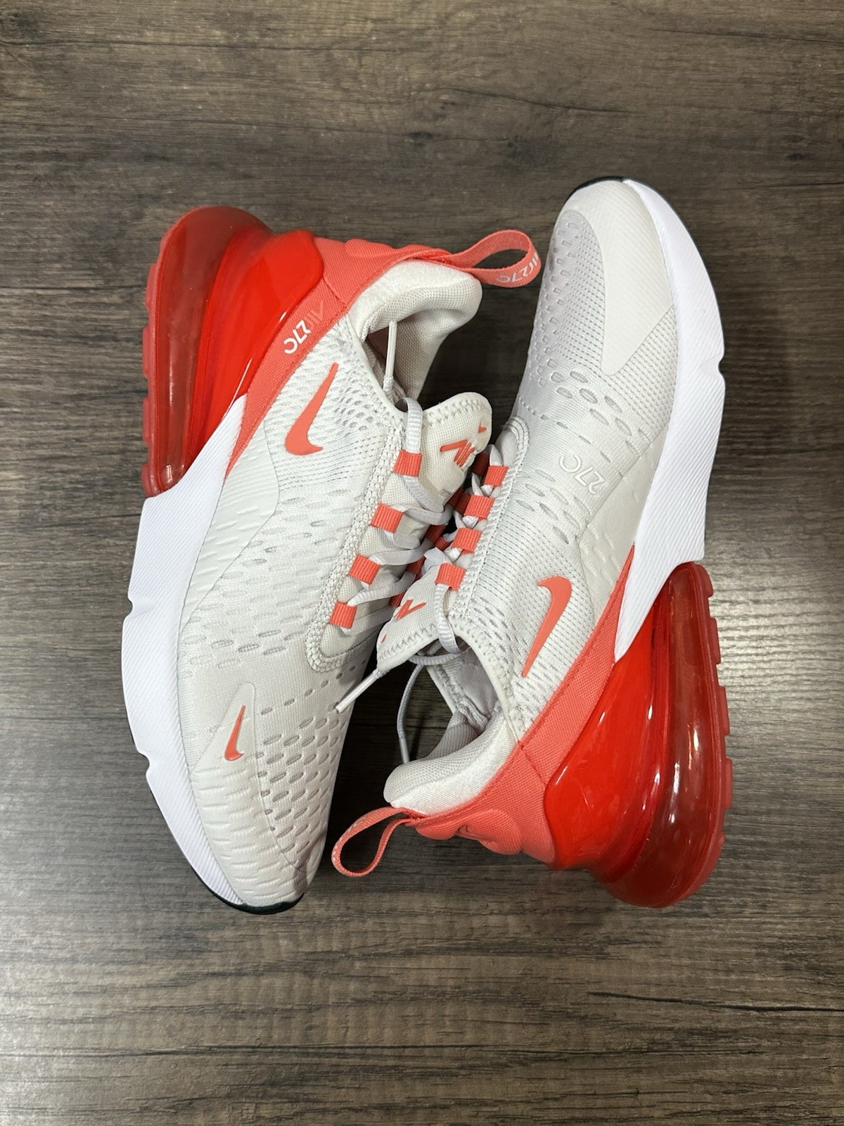 Nike Air Max 270 Platinum Tint Magic Ember AH6789-017 Women’s Size 7