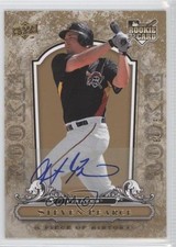 2008 A Piece of History Rookie Gold 64/75 Steve Pearce Steven #137 Auto 9l4