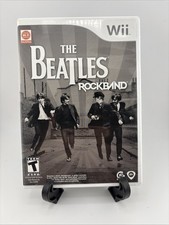 The Beatles: Rock Band Nintendo Wii, 2009 Tested Working CIB Video Game Complete