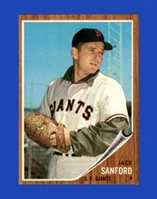 1962 Topps Set-Break #538 Jack Sanford EX-EXMINT *GMCARDS*