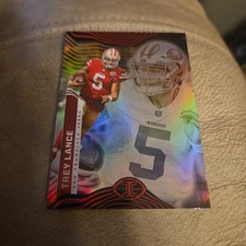 San Francisco 49ers Trey Lance 2022 Panini Illusions Football Card