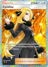 Pokemon Pocket TCG Card 2 Star Full Art Cynthia Space-Time Smackdown DIGITAL