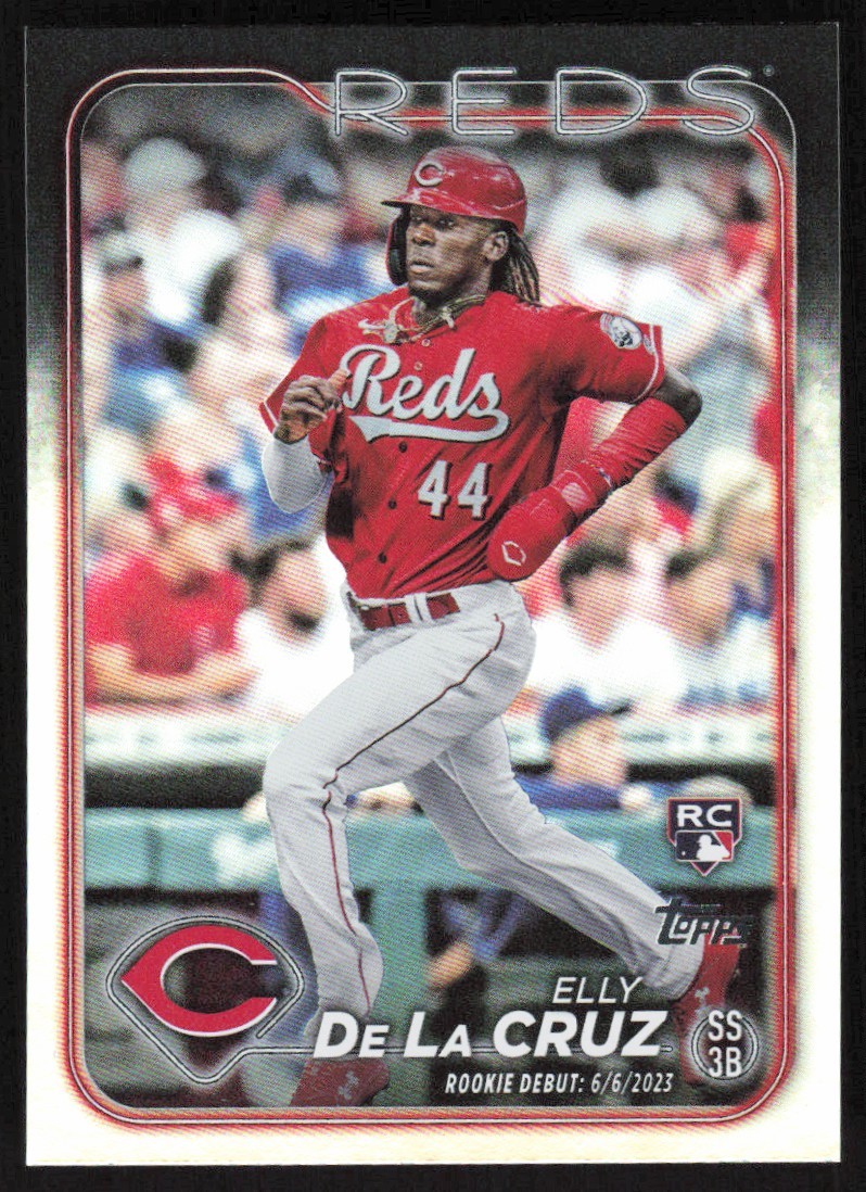 2024 Topps Update #US350 Elly De La Cruz Rainbow Foil