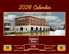 2026 Lackawanna Railroad Wall Calendar