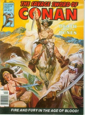 US MARVEL MAGAZINES: Savage Sword of Conan  lot (8 comics)  (1980-1983)