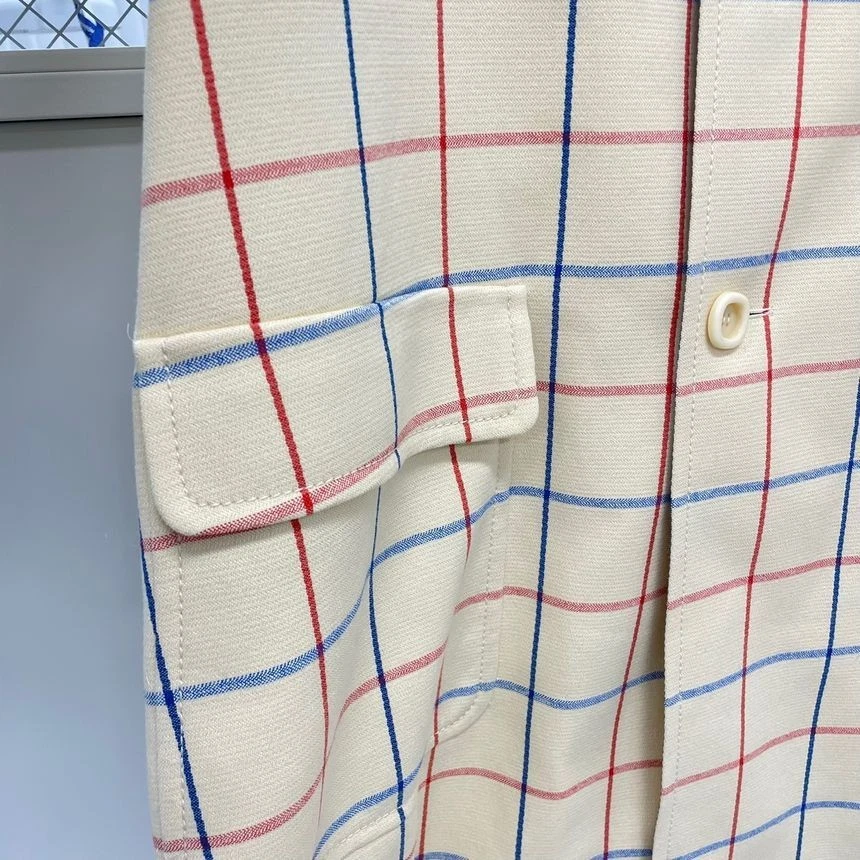 Cappotto Gucci in cotone a quadri con finestra 12345 65285815