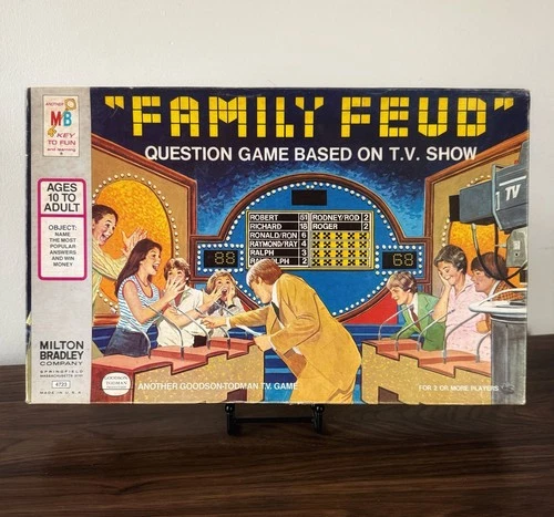 Vintage & Complete 1977 Family Feud Board Game By Milton Bradley