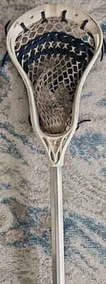 Used STX AL6000+Pro Lacrosse Stick with Warrior Evo Warp Pro Head White 72'' LAX