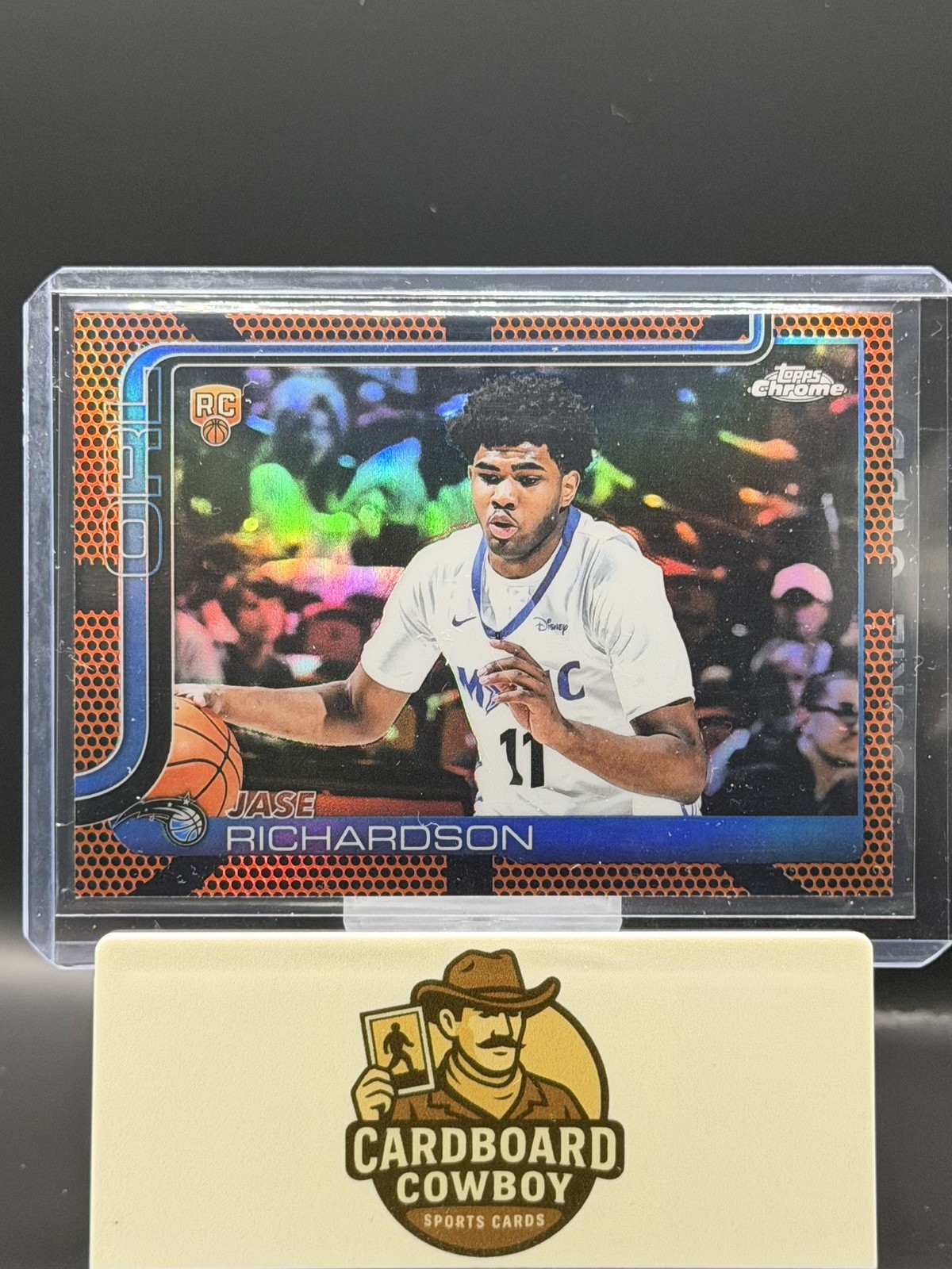 2025-26 Topps Chrome  Jase Richardson #275 Basketball Border Refractor- Magic