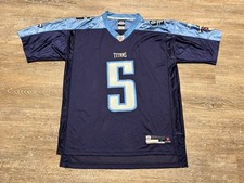 Kerry Collins Tennessee Titans NFL Reebok Football Jersey Mens Large Vtg 2000s